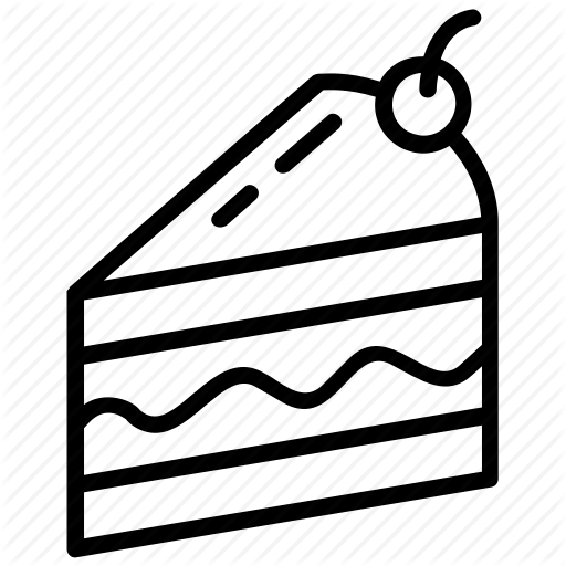 512x512 Birthday Cake, Cake Piece, Cake Slice, Cream Cake, Griddle Cake Icon