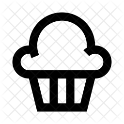 256x256 Cake Icon Of Line Style