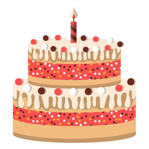 512x512 Two Floors Birthday Cake Icon
