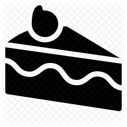 512x512 Cake Slice Icon Of Glyph Style
