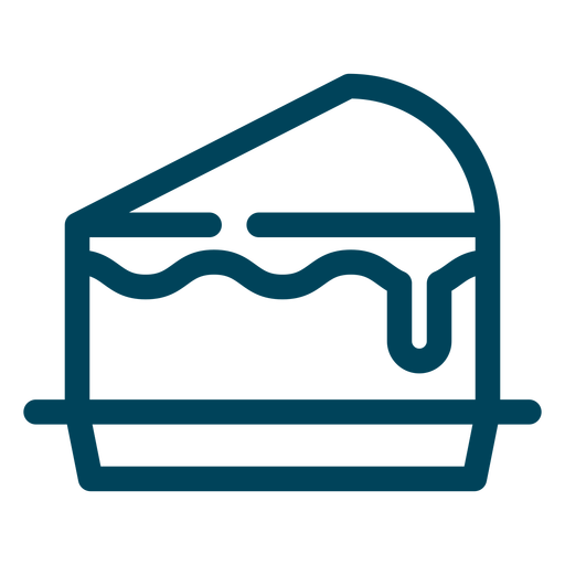 512x512 Cake Slice Stroke Icon