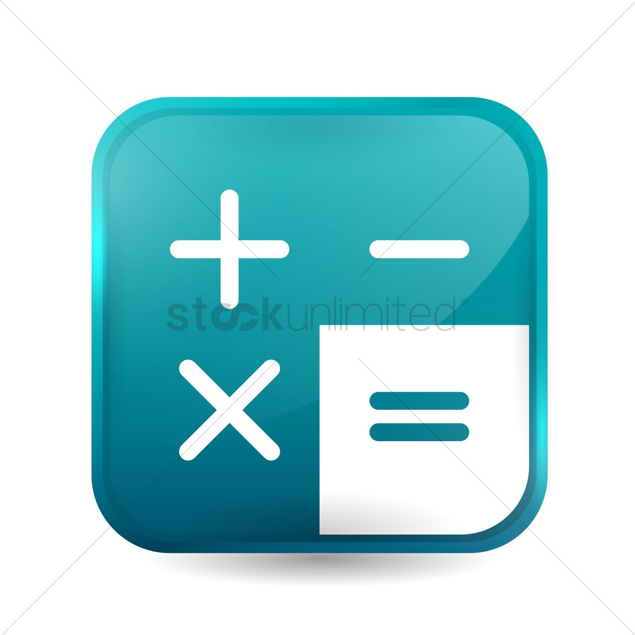 1300x1300 Calculator Icon Vector Image