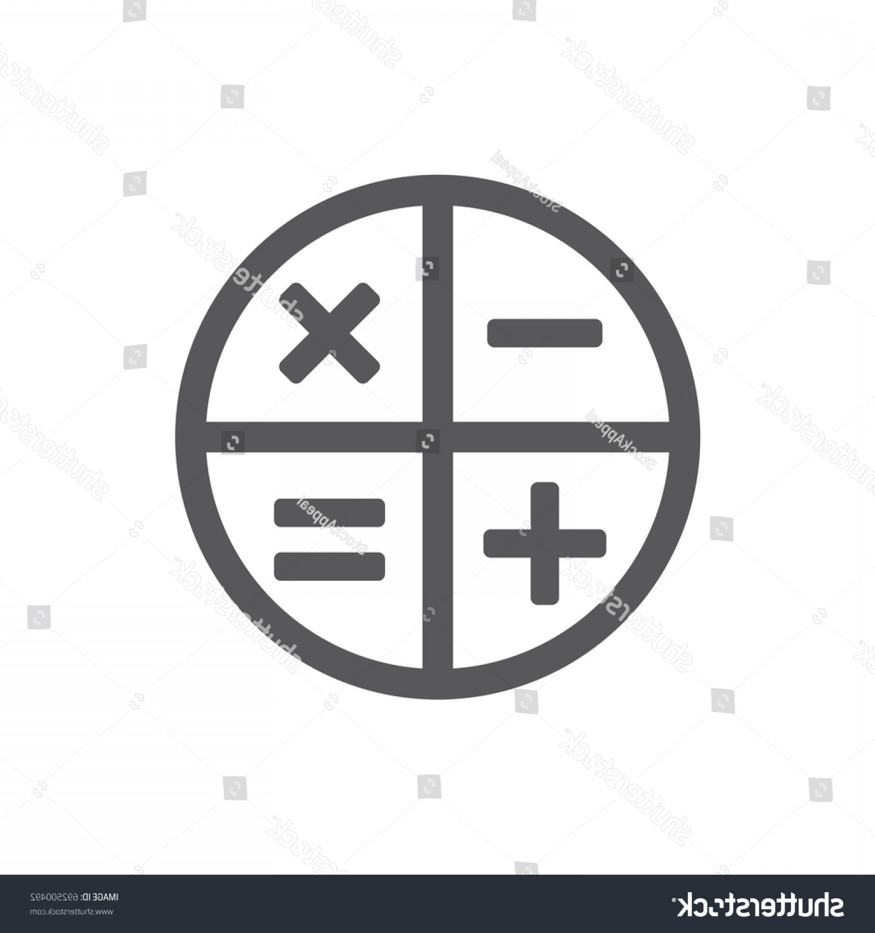 1800x1920 Vector Round Math Calculator App Icon Hoodamathrun