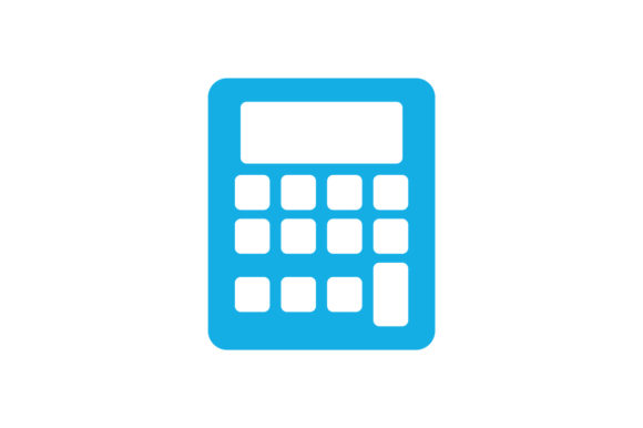 580x386 Calculator Icon Graphic