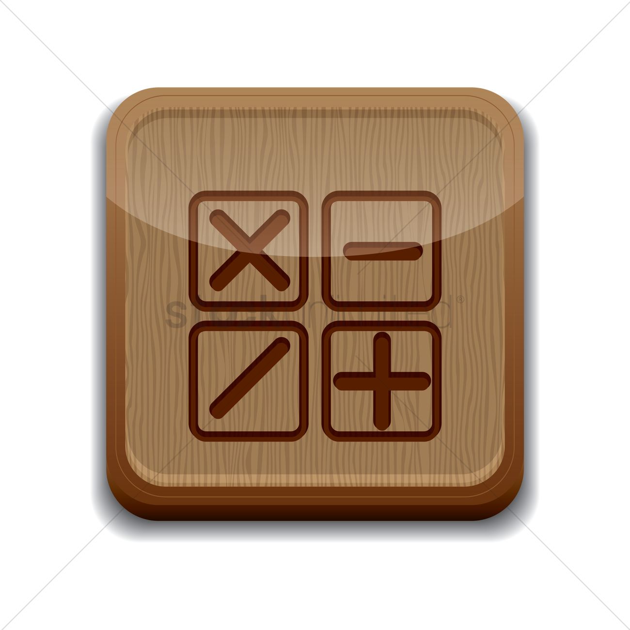 1300x1300 Calculator Icon Vector Image