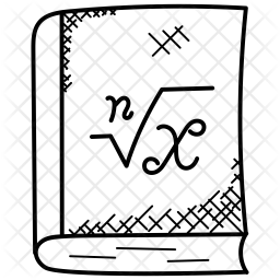 256x256 Calculus Book Icon Of Doodle Style