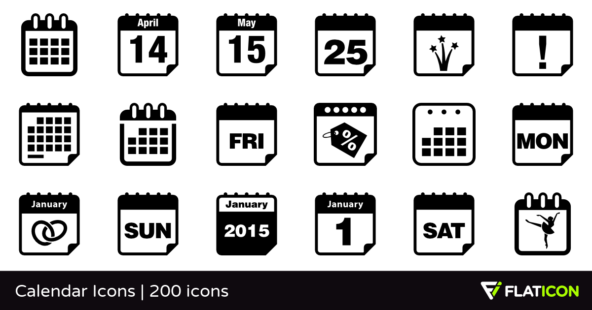 1200x630 Calendar Icons Free Icons