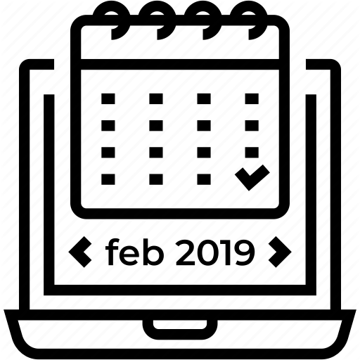 512x512 Calendar App, Digital Calendar, Internet Calendar, Laptop Calendar