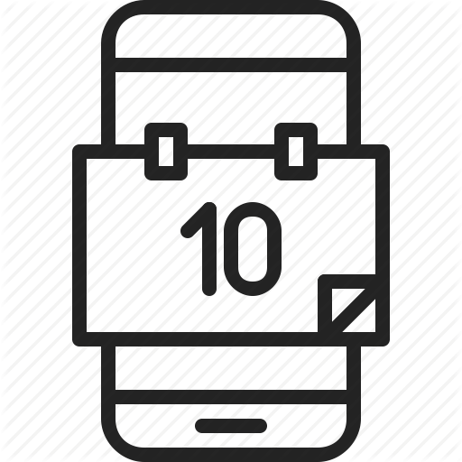 512x512 App, Calendar, Date, Event, Mobile, Phone Icon