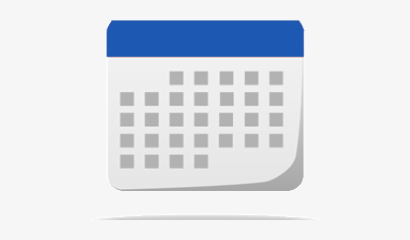 820x481 Calendar Icon Blue