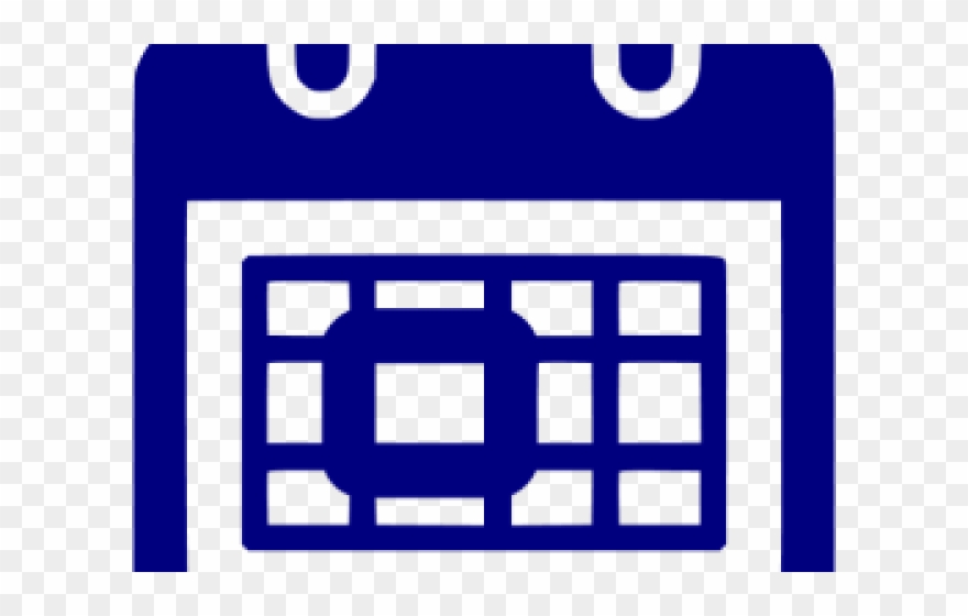 880x560 Calendar Icons Dark Blue
