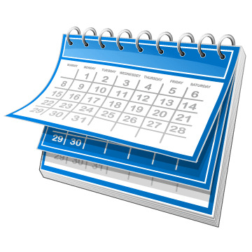 Calendar Blue Icon at Vectorified.com | Collection of Calendar Blue ...