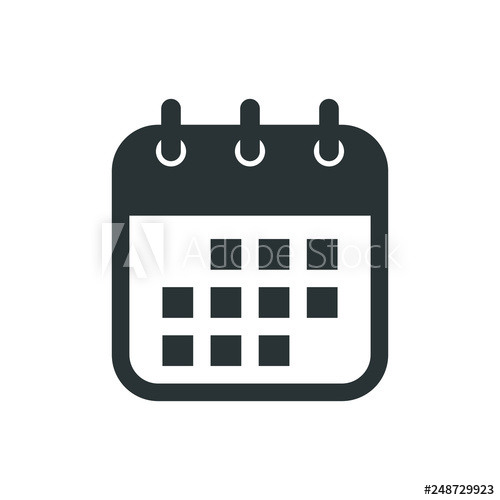 500x500 Modern Icon Calendar Button Applications