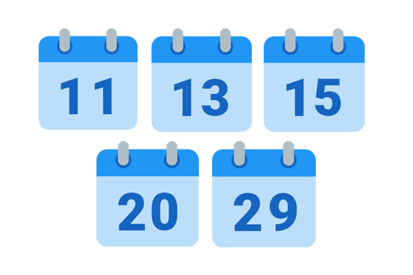 600x400 Calendar Icon