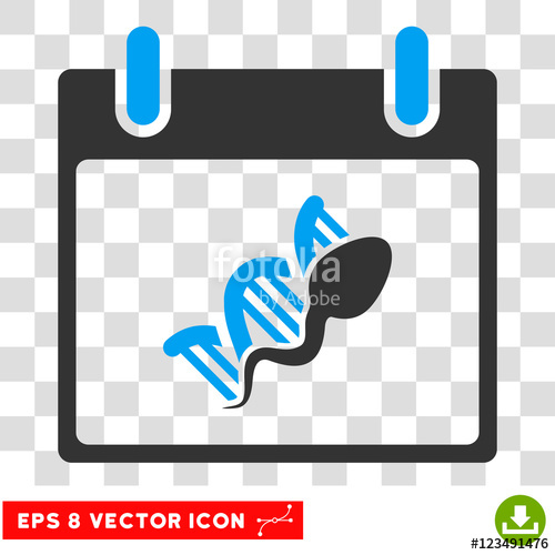 500x500 Dna Analysis Calendar Day Icon With Bonus Calendar And Time
