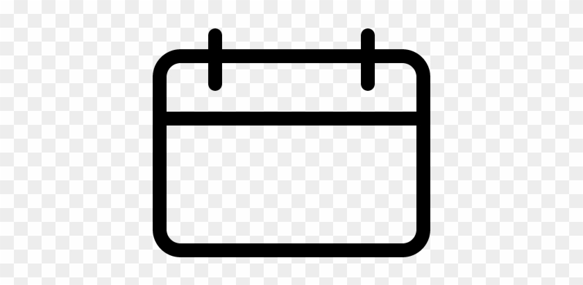 840x411 Blank Calendar Vector