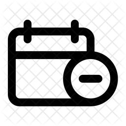 256x256 Remove Event Icon Of Line Style