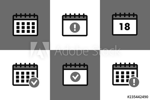 500x334 Vector Calendar Icons Event Icon Calendar Vector Sign