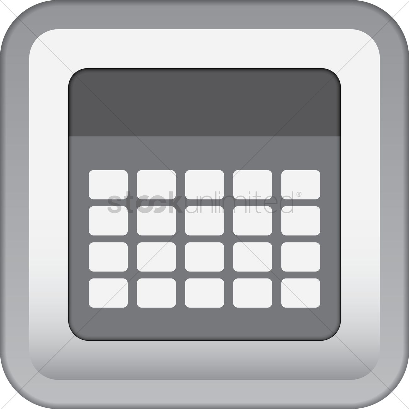 1300x1300 Calendar Icon Vector Image