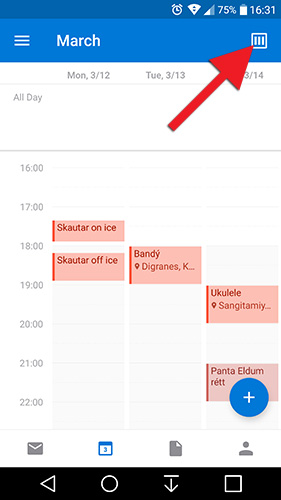 281x500 Calendar Layout