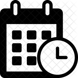 256x256 Calendar Icon Of Glyph Style