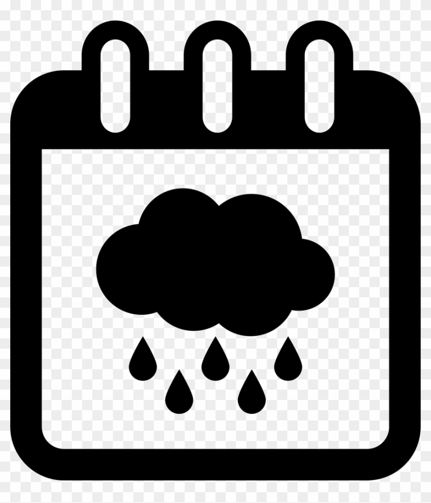 840x981 Rainy Season On Calendar