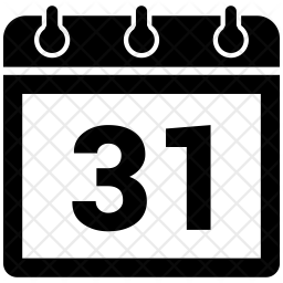 256x256 Calendar Icon Of Glyph Style