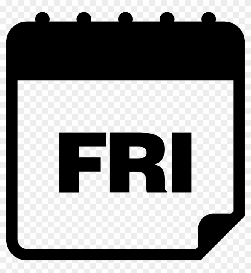 840x912 Friday Daily Calendar