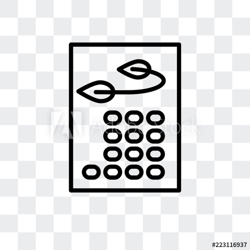 500x500 Calendar Icon Isolated On Transparent Background Modern