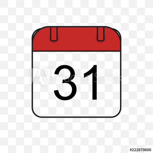 500x500 Calendar Icon Isolated On Transparent Background Simple