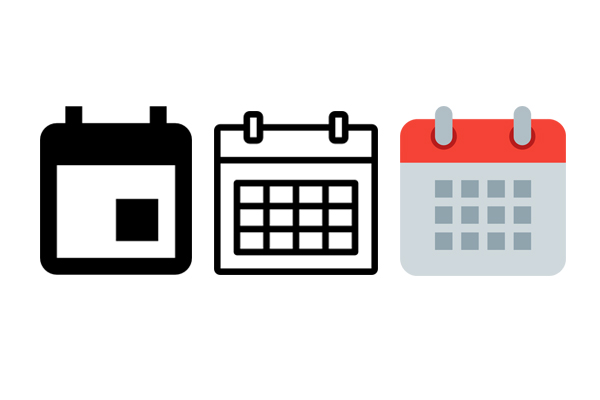 Calendar Icon 600x400 Calendar Icon