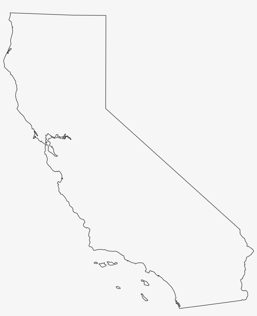 820x1007 This Free Icons Png Design Of California Map Outline Transparent