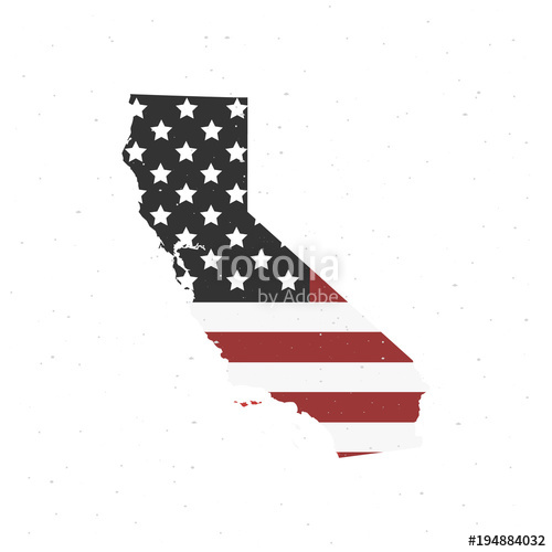 500x500 California Map Icon Vector Illustration Stock Image And Royalty