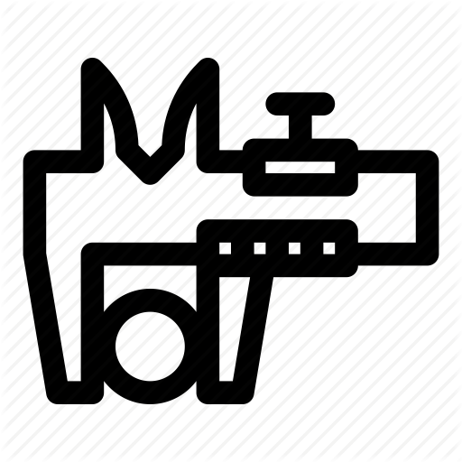 512x512 Caliper, Measure, Ruler, Tool, Vernier, Vernier Scale Icon