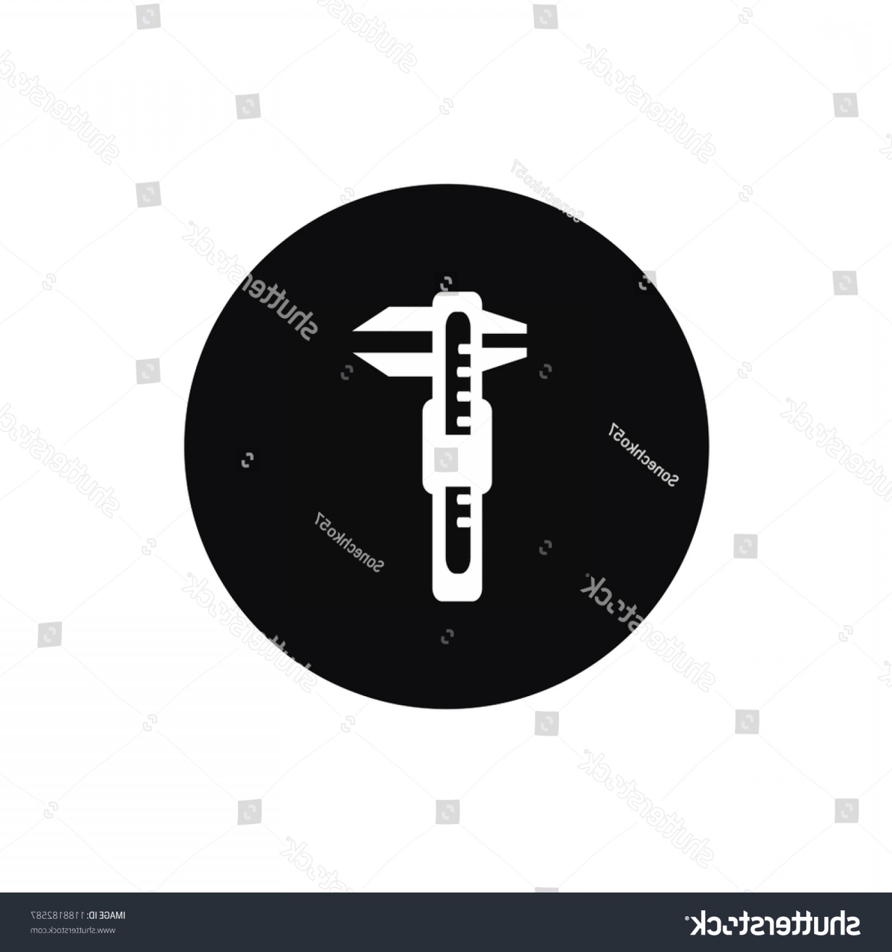 1800x1920 Caliper Icon Vector Glyph Black Circle Newwaysys