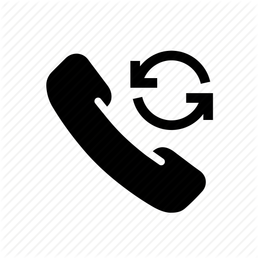 512x512 Call Back, Call Pending, Communication, Phone Tag, Redial, Return Icon
