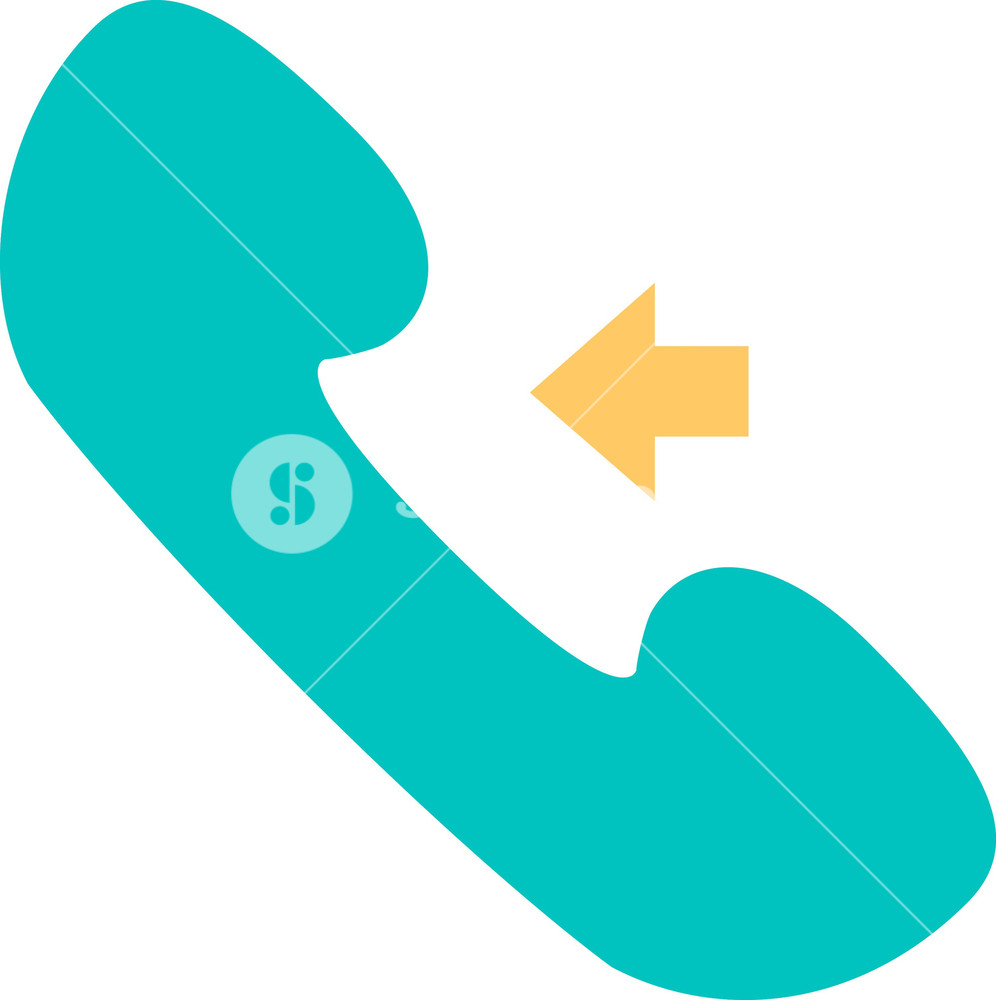 996x1000 Funky Call Back Icon Royalty Free Stock Image