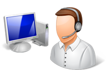 Call Center Agent Icon Qualified Agent The Calls Are 214x137 Call Center Agent Icon Qualified Agent The Calls Are