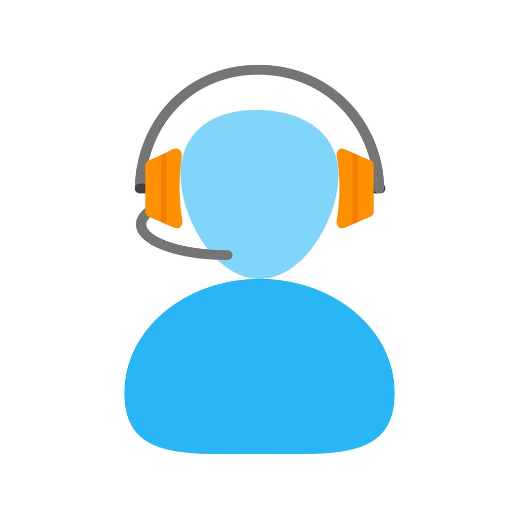 Call Center Agent Flat Multicolor Icon 1024x1024 Call Center Agent Flat Multicolor Icon