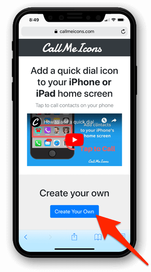 300x539 How To Create An Iphone Speed Dial Icon