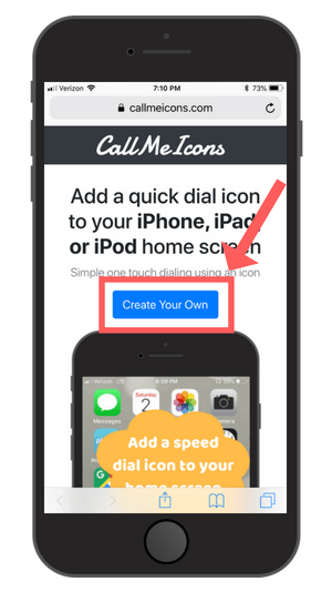 300x534 How To Create Quick Dial Icon For Iphone Home Screen