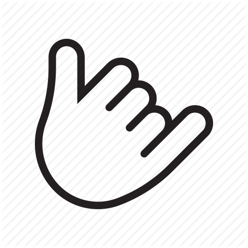 512x512 Call, Call Me, Hang Loose, Hawaii, Pinky, Shaka, Thumb Icon