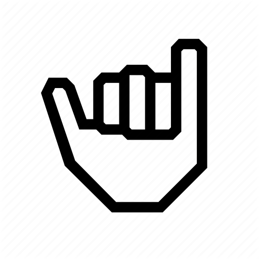 512x512 Call, Finger, Hand, Me, Pinky Icon