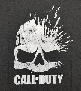 269x300 Men's Call Of Duty Headshot Shattered Skull T Shirt Officially