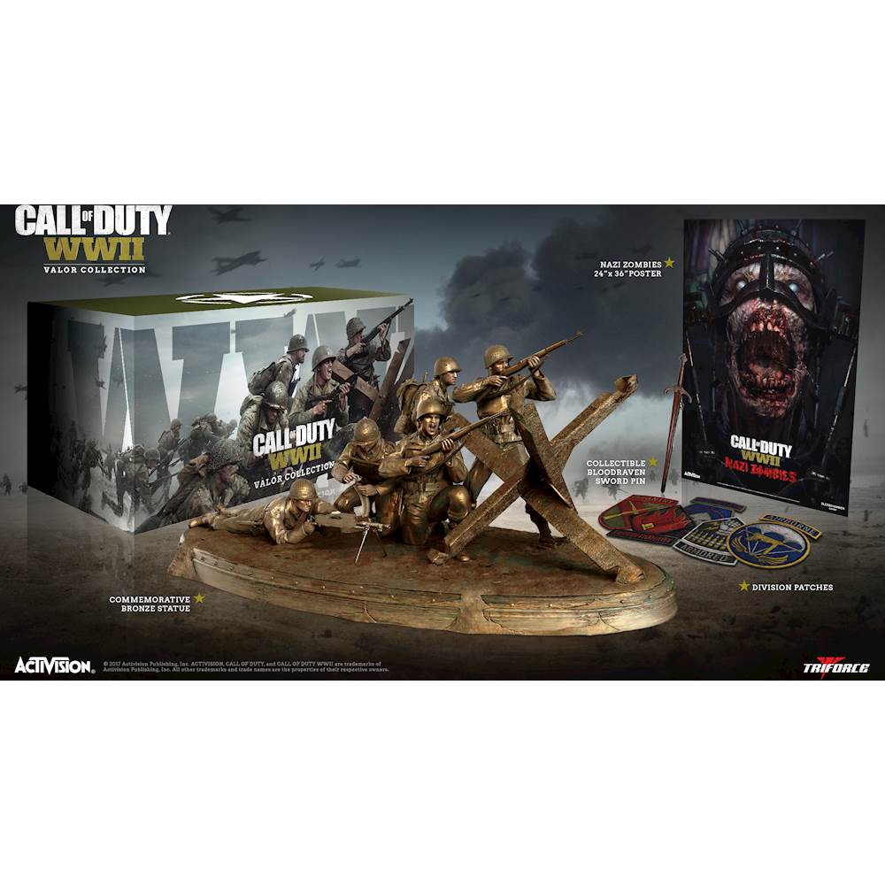 1000x1000 Best Buy Call Of Duty Wwii Valor Collection Playstation