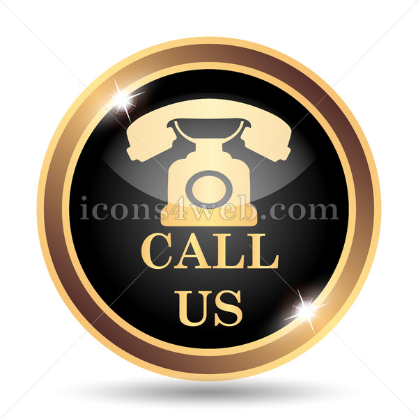 600x600 Call Us Gold Icon