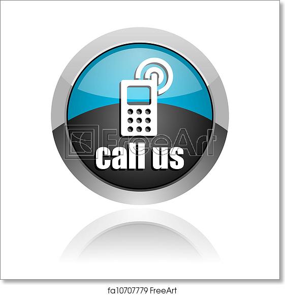 561x581 Free Art Print Of Call Us Icon Freeart