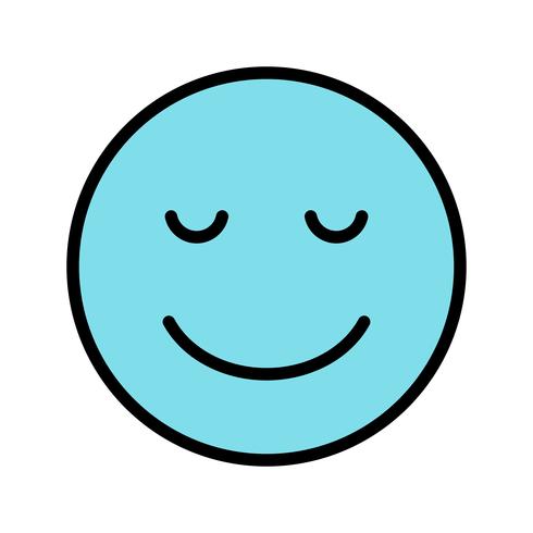 490x490 Calm Emoji Vector Icon