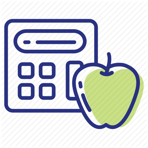 Apple, Calculator, Calorie Icon 512x512 Apple, Calculator, Calorie Icon