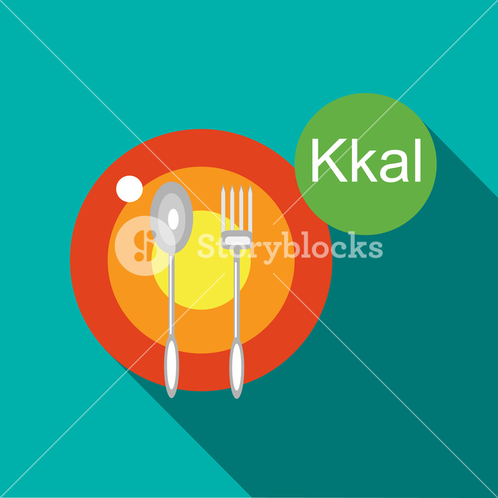 Calories Diet Icon In Flat Style With Long Shadow Royalty Free 1000x1000 Calories Diet Icon In Flat Style With Long Shadow Royalty Free